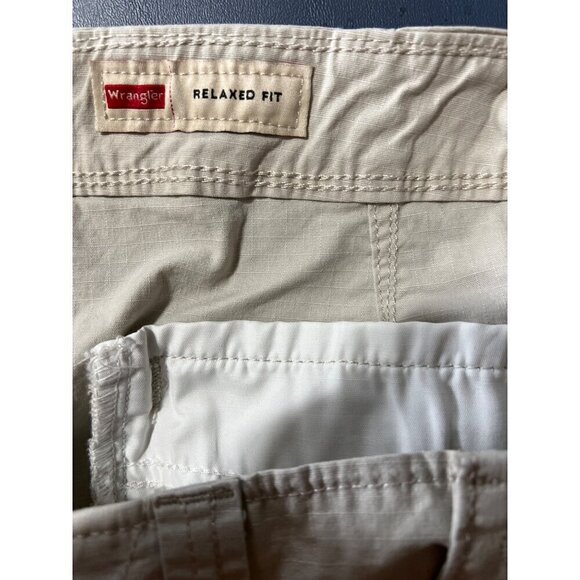 Wrangler Mens Relaxed Fit Ripstop Cargo Shorts Sz 32 Hiking Gorpcore Outdoors - Picture 10 of 11